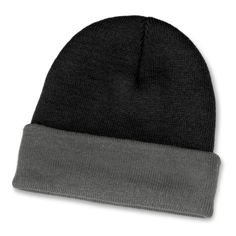 [120646] Everest Two Toned Beanie - 120666 (Black)