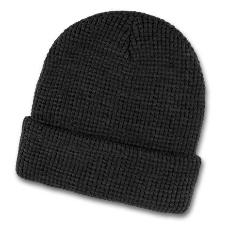 [120953] Galway Waffle Beanie - 120949 (Black)