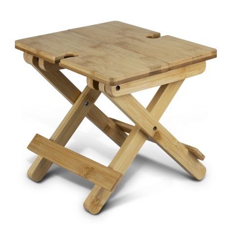 NATURA Bamboo Folding Wine Table - 122273