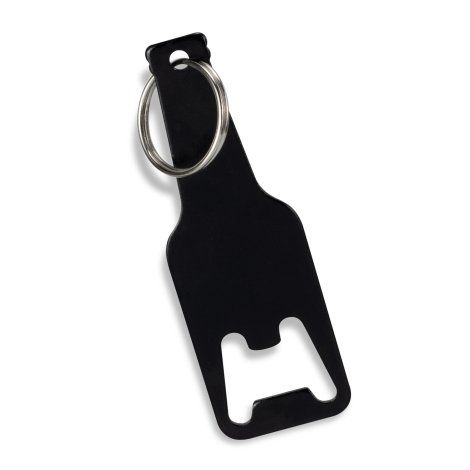 [123577] Beverage Bottle Opener Key Ring - 123586 (Black)