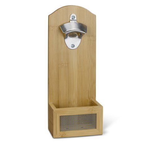 NATURA Bamboo Wall Mounted Bottle Opener - 124703