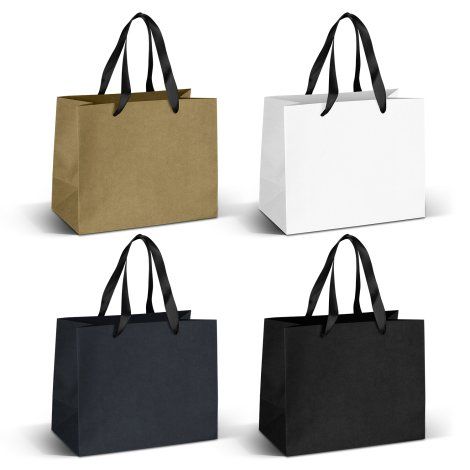Medium Ribbon Handle Paper Bag - 125057