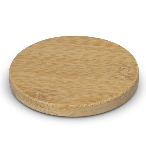 [125938] Bamboo Bottle Opener Coaster - Round - 125938
