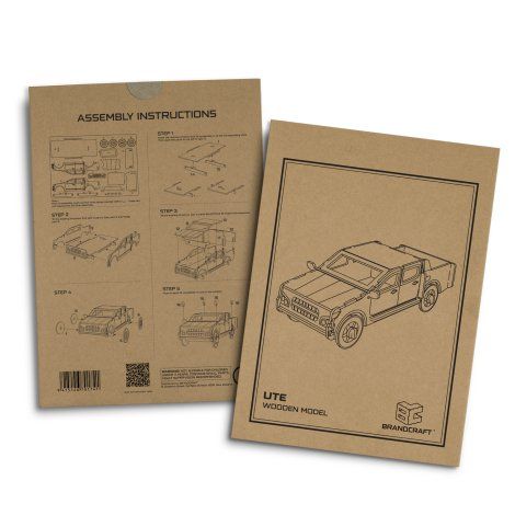 BRANDCRAFT UTE Wooden Model - 124027