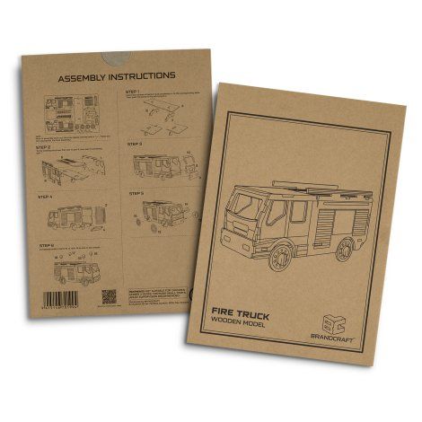 BRANDCRAFT Fire Truck Wooden Model - 124034