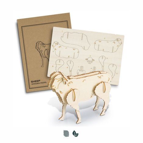 BRANDCRAFT Sheep Wooden Model - 124048