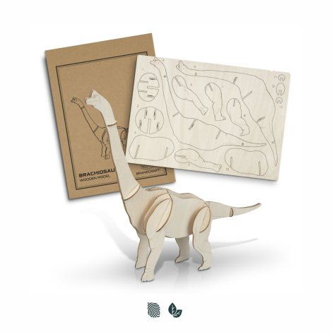 BRANDCRAFT Brachiosaurus Wooden Model - 126733