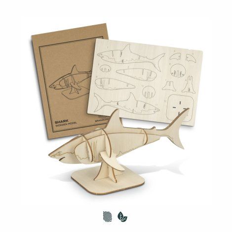 BRANDCRAFT Shark Wooden Model - 126734