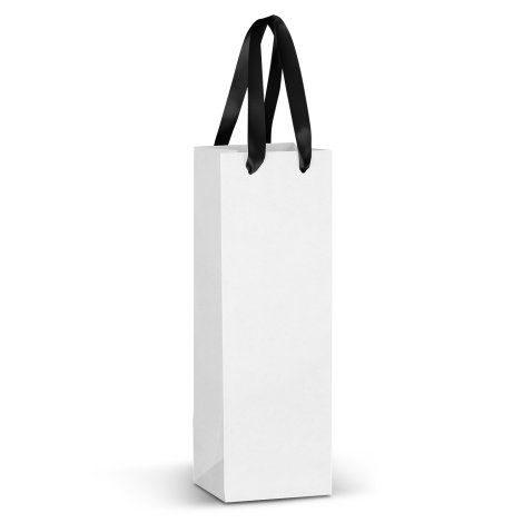Champagne Ribbon Handle Paper Bag - Full Colour - 127176