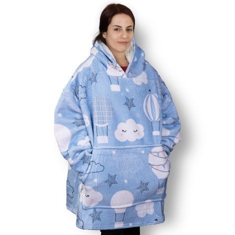 [127224] Full Colour Blanket Hoodie - 127224