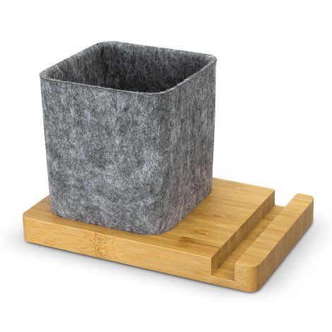 NATURA Bamboo Phone Stand Desk Caddy - 127793