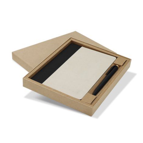 [127786] Paulo Notebook and Pen Gift Set - 129677 (Black)