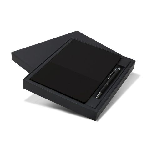 [129660] Harvard Notebook and Pen Gift Set - 129680 (Black)