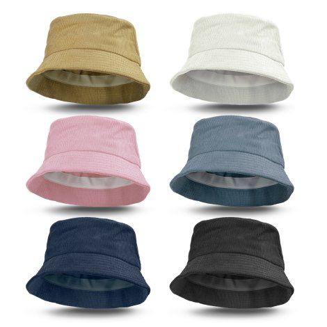 [120353] Madura Corduroy Bucket Hat - 120365 (M, Black)