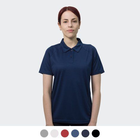 [122239] TRENDSWEAR Ace Performance Women's Polo - 122047 (XS, Black)