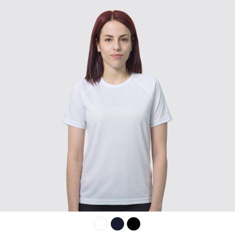 [124338] TRENDSWEAR Agility Womens Sports T-Shirt - 124724 (XS, Black)