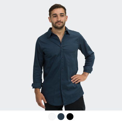 TRENDSWEAR Parker Men's Poplin Shirt - 123607