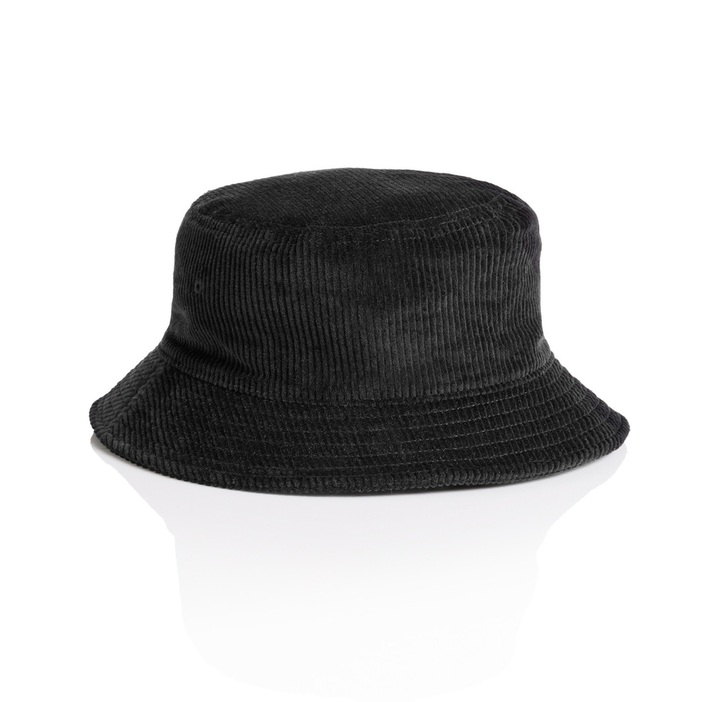 [1176-BLACK-P-OS] Cord Bucket Hat - 1176 (Black)