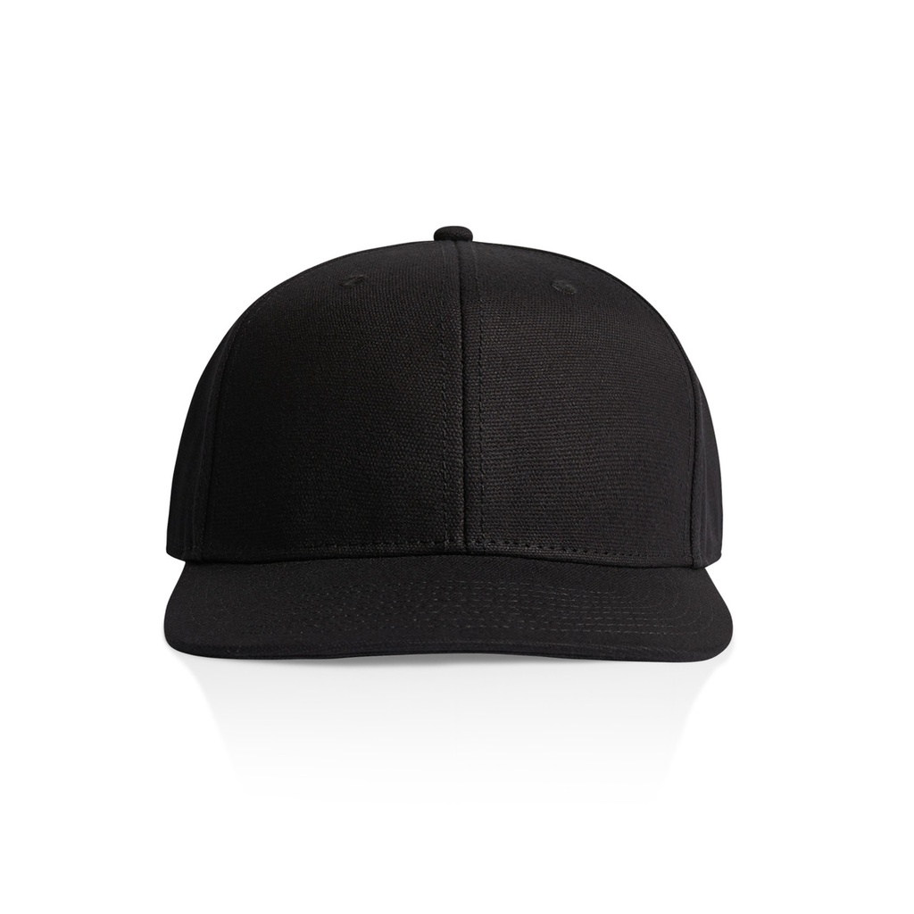 [1173-BLACK-P-OS] Stock Canvas Cap - 1173 (Black)