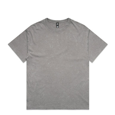 [5085-BLA_A-G-S] Stone Wash Heavy Tee - 5085 (S, Black Stone)