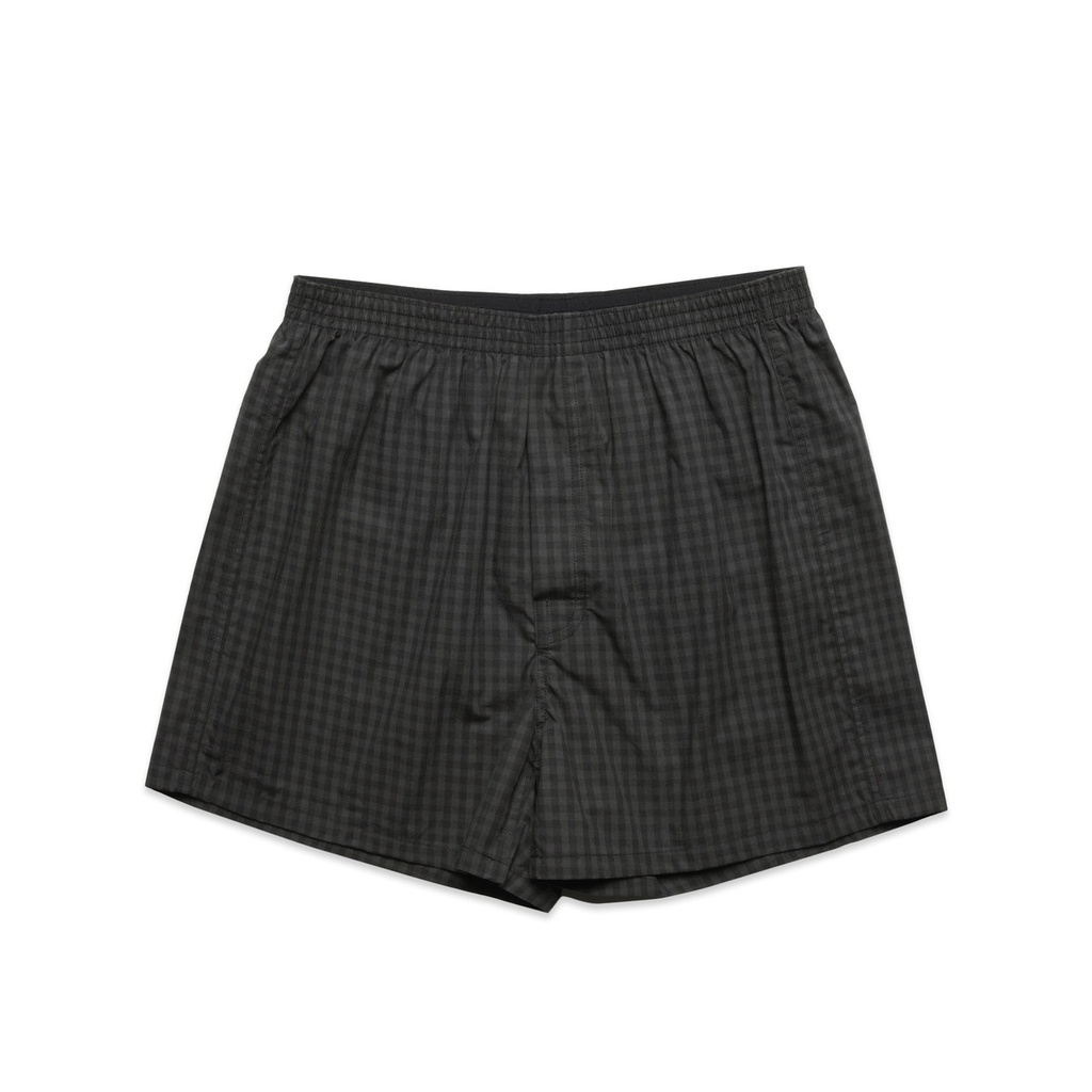 [1215-BL/CO-G-S] Boxer Check Shorts - 1215 (S)