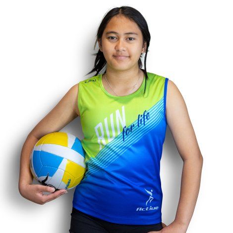 Custom Kids Sports Singlet - 123367 (6Y)