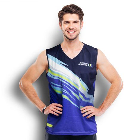 Custom Mens Performance Singlet - 121156 (S)