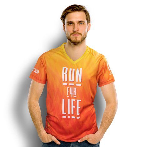 Custom Mens Performance V-Neck T-Shirt - 121160 (S)