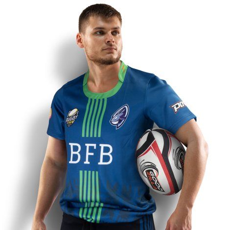 Custom Mens Rugby T-Shirt - 123339 (XS)