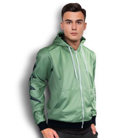 Custom Mens Sports Zipped Hoodie - 121166 (S)