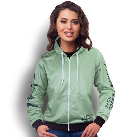 Custom Womens Sports Zipped Hoodie - 121185 (8)