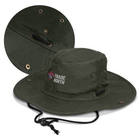 Oilskin Wide Brim Hat - 119578 (M)