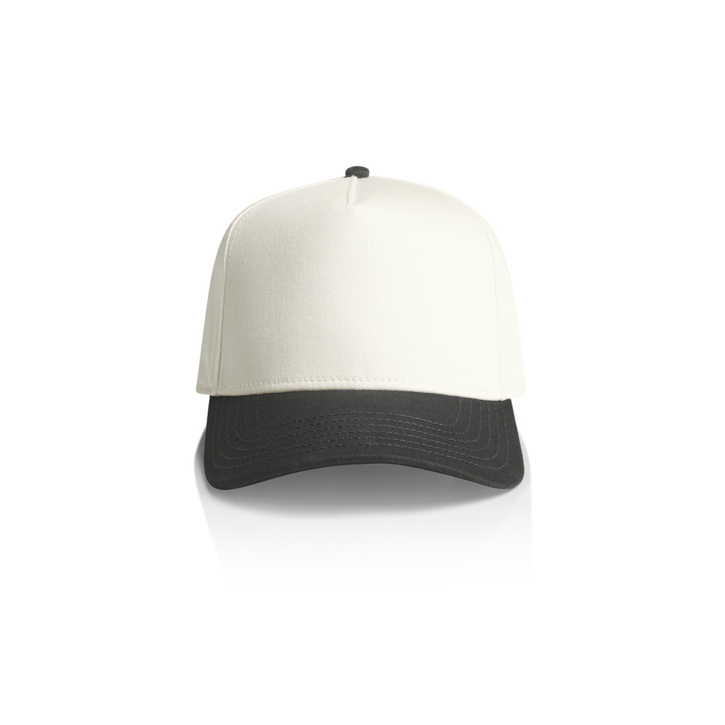 [1165-NA/CO-P-OS] Frame Two-Tone Cap - 1165 (Natural/Coal)