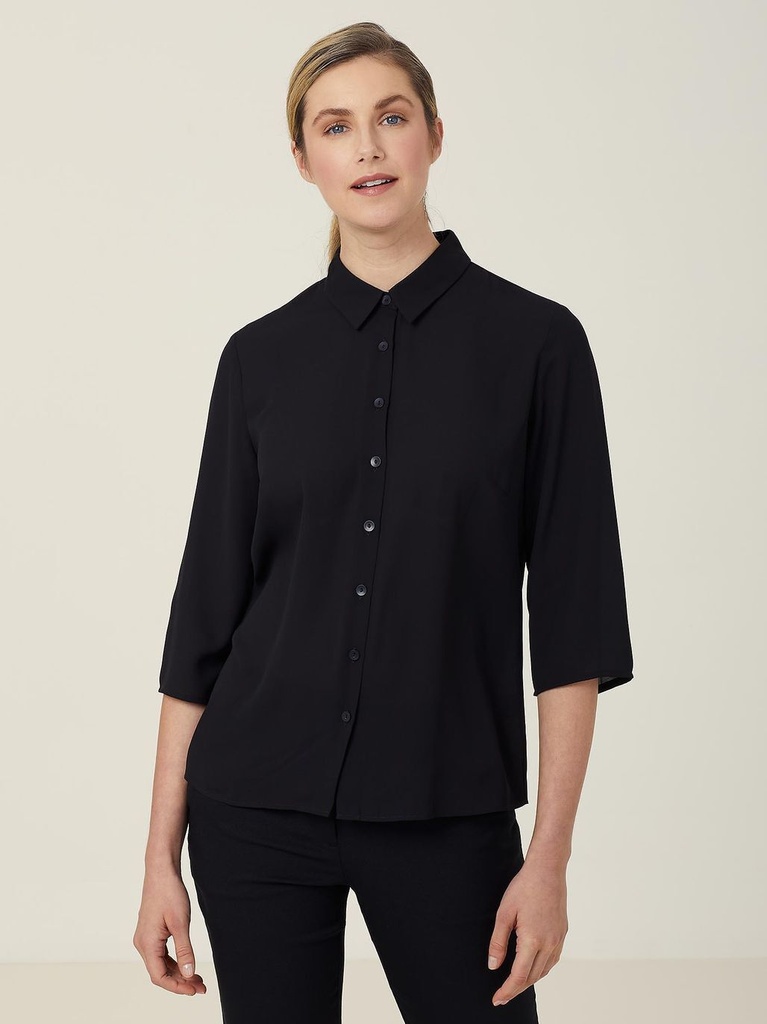 CATUKZ - Georgie 3/4 Pleat Back Shirt