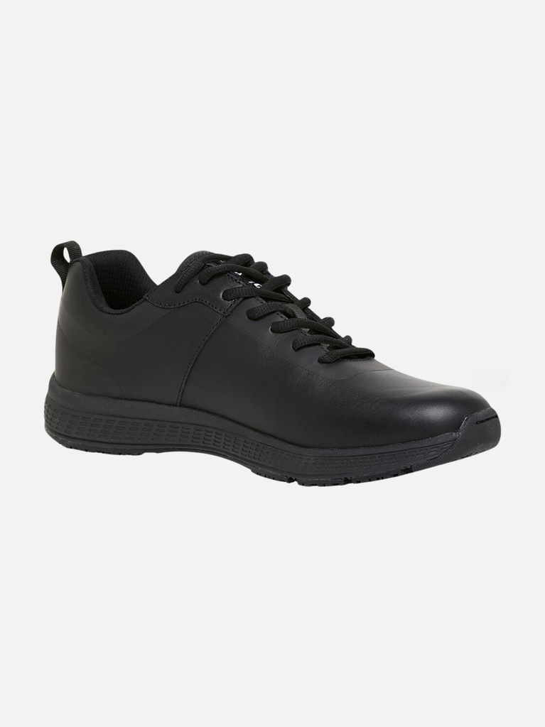 K22245 - Mens Superlite Leather Lace Up Work Shoes - Black