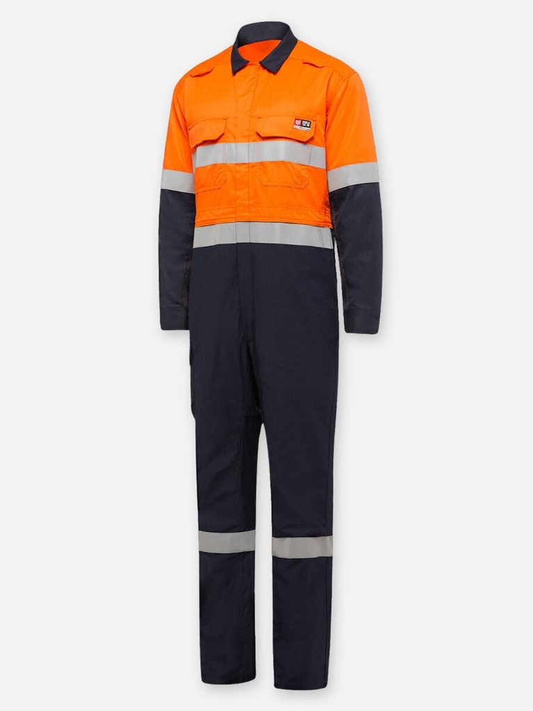 Y00055 - Shieldtec FR Hi Vis Two Tone Coverall With FR Tape