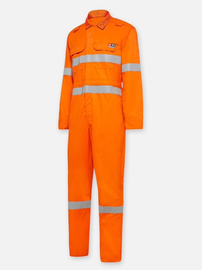 Y00080 - Shieldtec FR Light Weight Hi Vis Taped Coverall