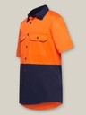 Y04620 - Hi-Vis Light Weight Vented S Sleeve Cotton Shirt