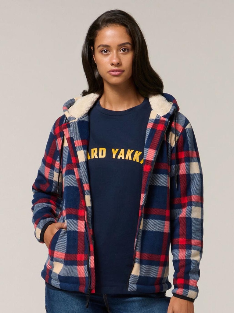 Y08522 - Womens Check Zoodie