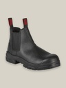 Y60088 - Grit Pull On Steel Toe Safety Boot - Black