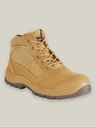 Y60120 - Utility Zip Sided Steel Toe Safety Boot - Wheat