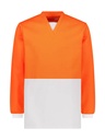 N2JU12 - JERKIN HI VIZ V NECK LONG SLEEVE CUFF