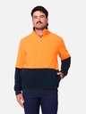 K55021 - ORIGINALS SPLICED HI VIS 1/4 ZIP PULLOVER