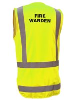 ESKO FIRE WARDEN SAFETY VEST - SIZE