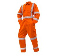 OVERALL LS, 200GSM COTTON RIPSTOP, ORANGE, TTMC-W-SIZE