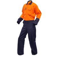 FR OVERALL, 320GSM, ORANGE/NAVY, DO.12 CAL-SIZE