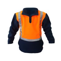CAUTION CHILDRENS POLAR FLEECE 1/2 ZIP TUNIC-SIZE