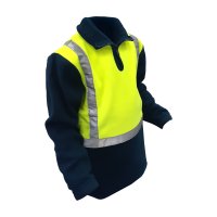 CAUTION CHILDRENS POLAR FLEECE 1/2 ZIP TUNIC-SIZE
