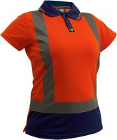 CAUTION D/N WOMEN'S MICRO FIBRE POLO-SIZE