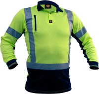 CAUTION D/N L/S MICROVENT POLO-SIZE